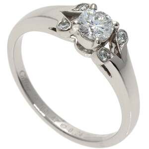 CARTIER Silver Diamond Ring